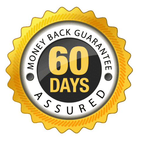 60 day money back guarantee